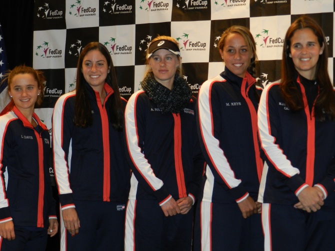 US Fed Cup Team 2014 Cleveland