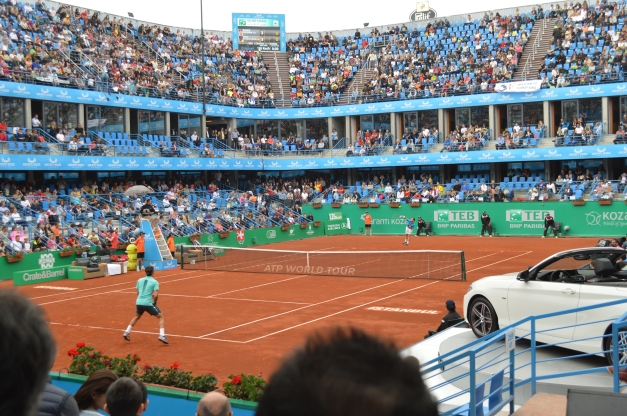 Federer took out a pesky Schwartzman in 3 sets (photo credit: Ahmet Fevzi Guclu)